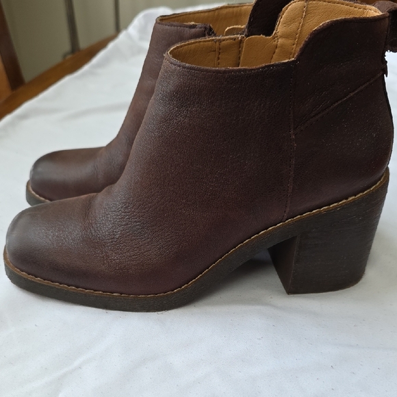 Crown Vintage Shoes - Crown Vintage Hashel Dark Brown Leather Ankle Boots